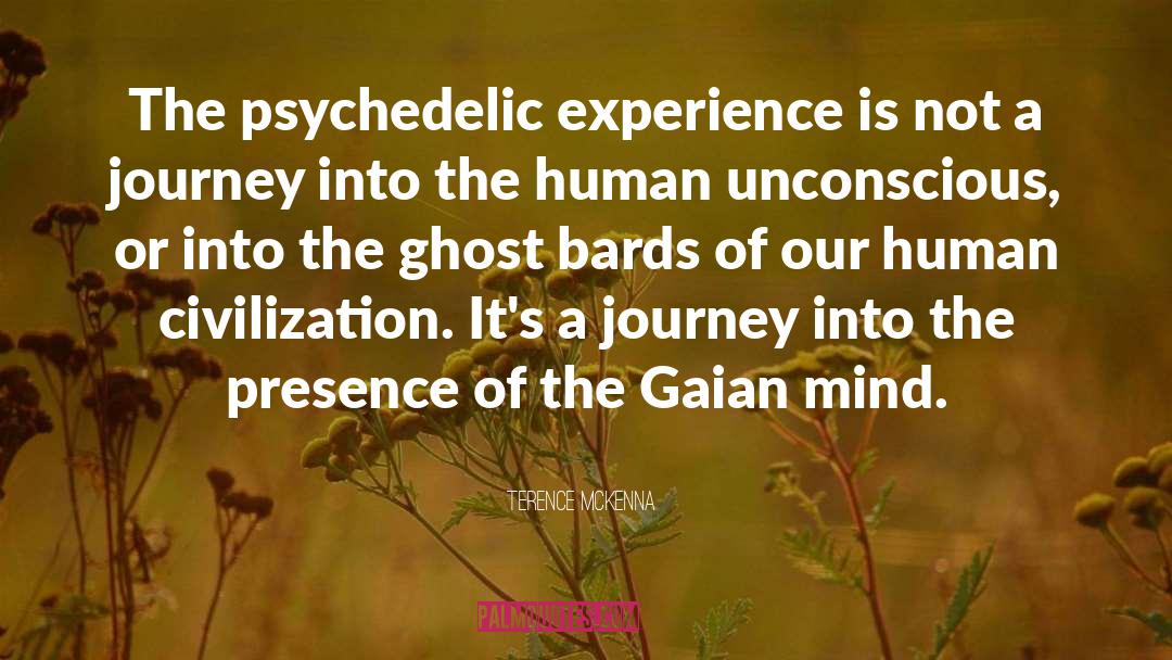 Gaian Mind quotes by Terence McKenna