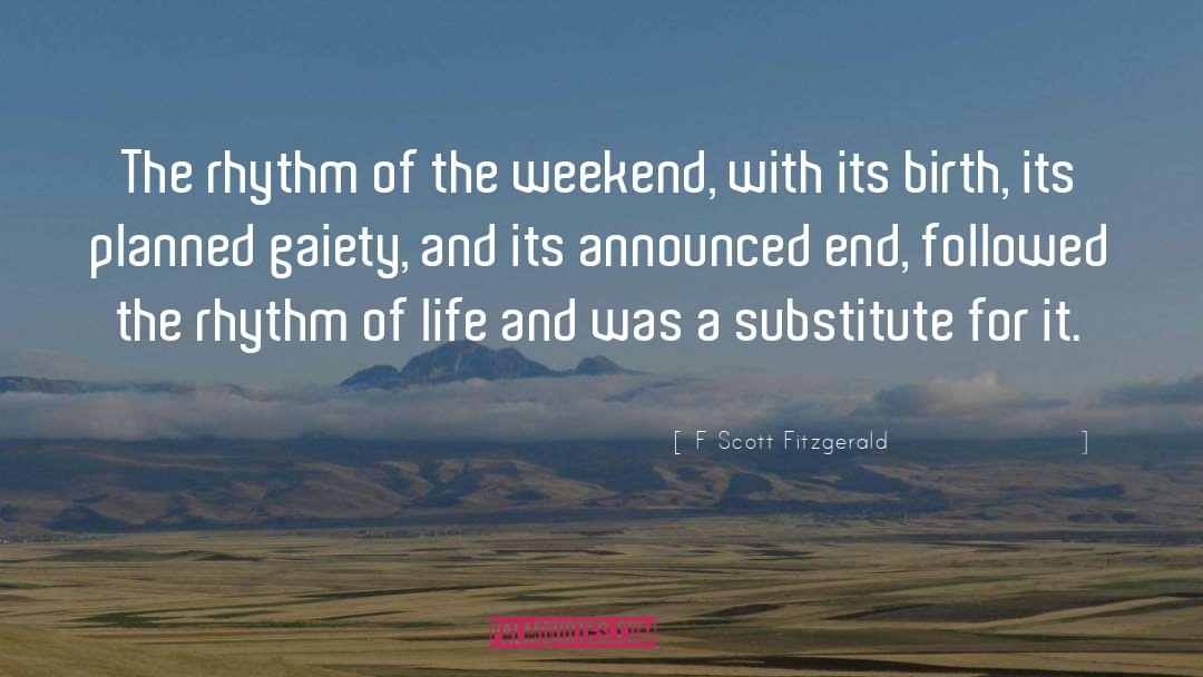 Gaiety quotes by F Scott Fitzgerald