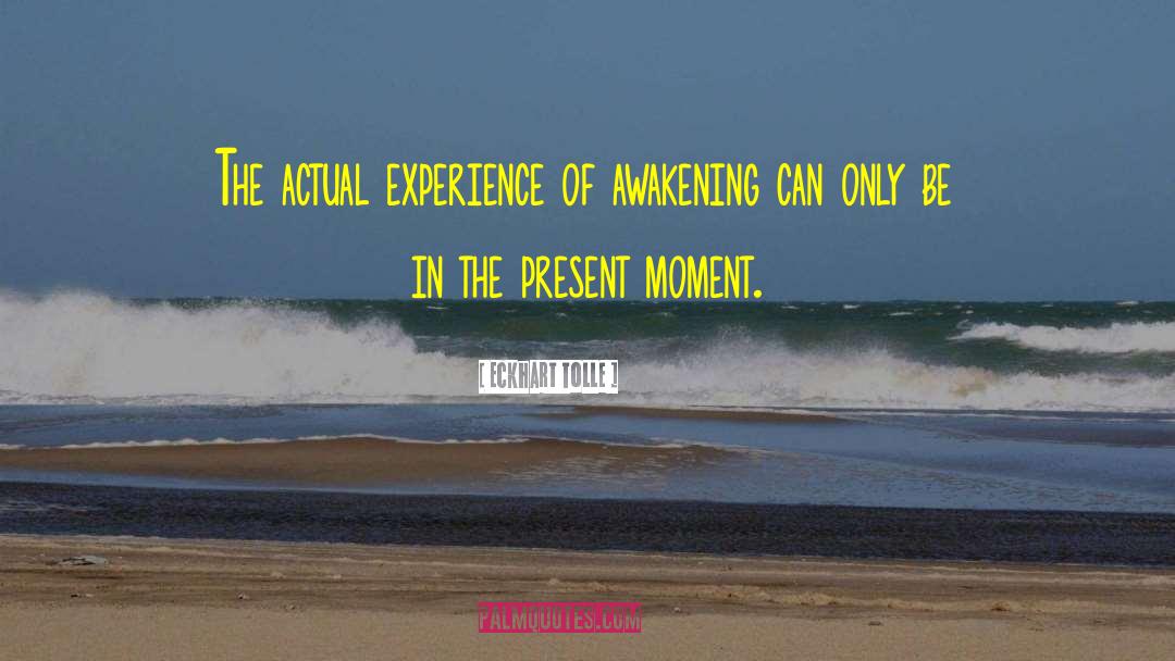 Gain Experience quotes by Eckhart Tolle