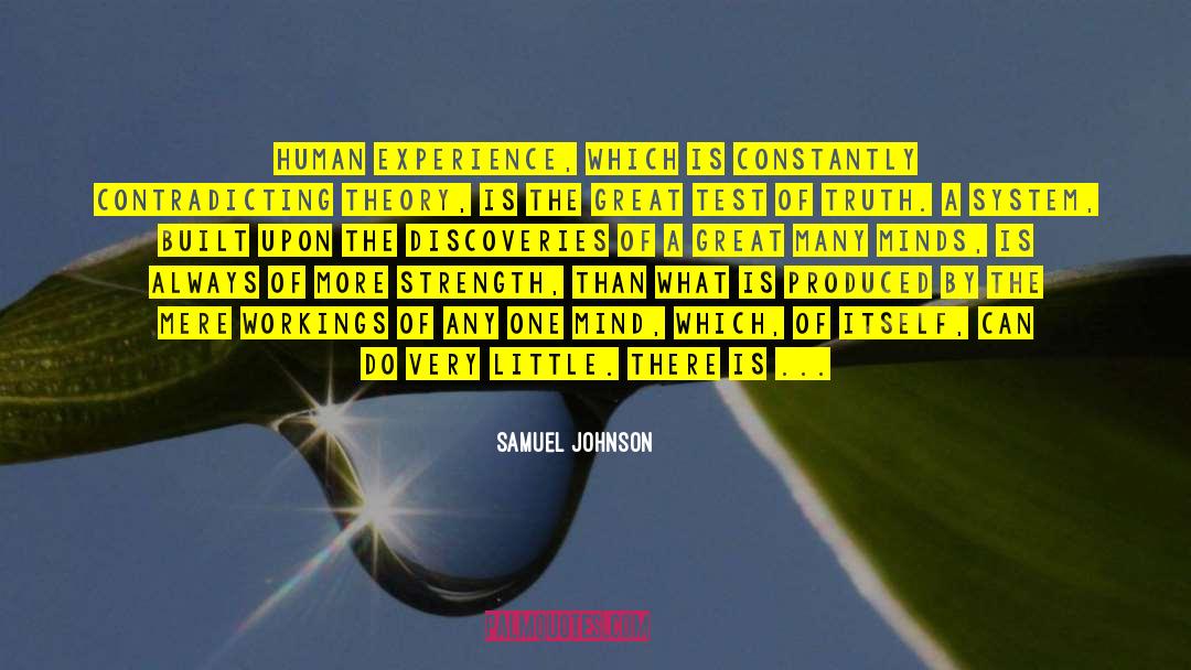 Gain Experience quotes by Samuel Johnson