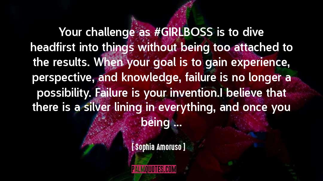 Gain Experience quotes by Sophia Amoruso