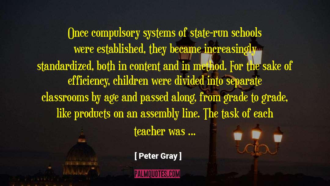 Gain Knowledge From Education quotes by Peter Gray