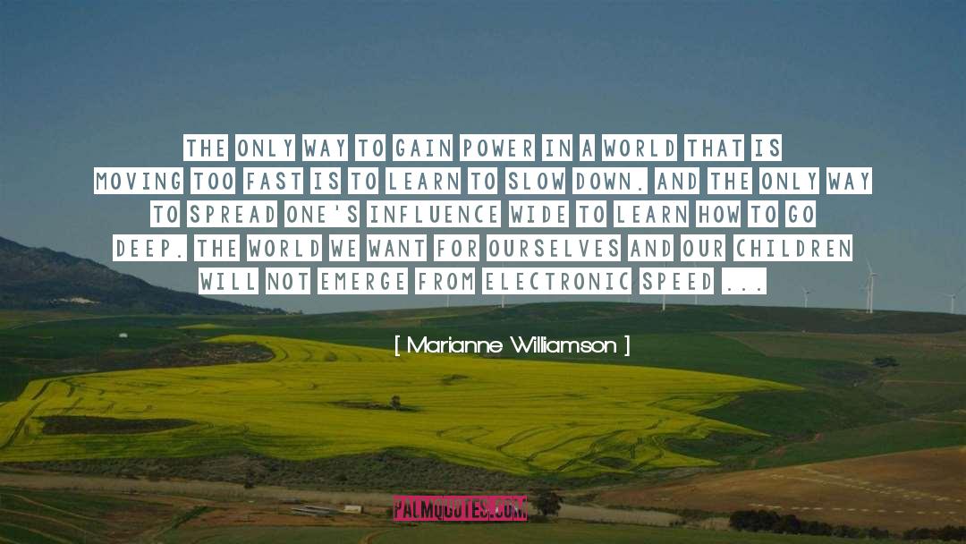 Gain Power quotes by Marianne Williamson