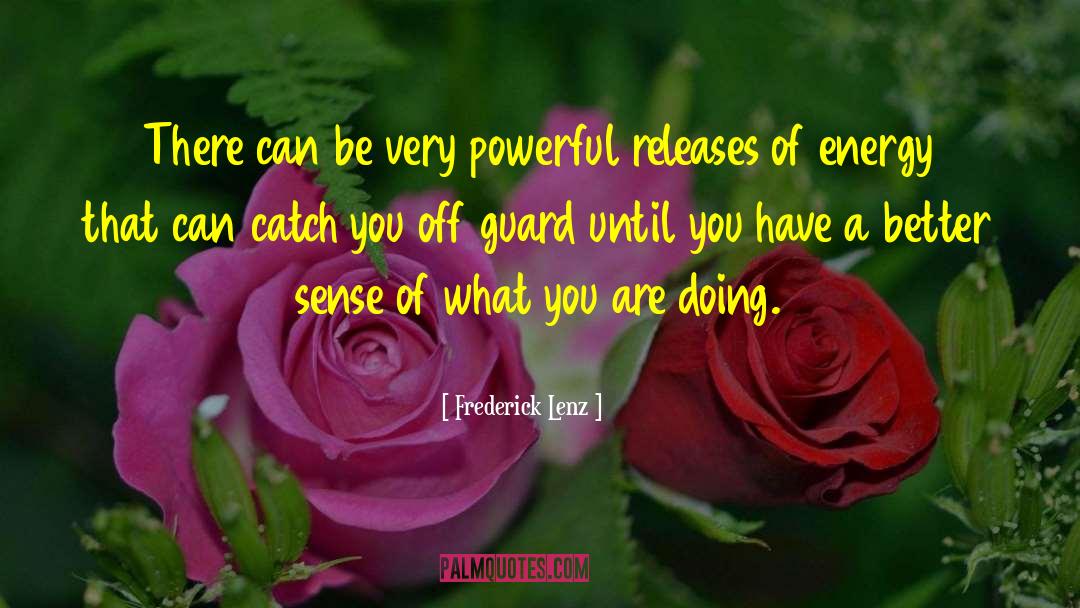 Gaining Power quotes by Frederick Lenz