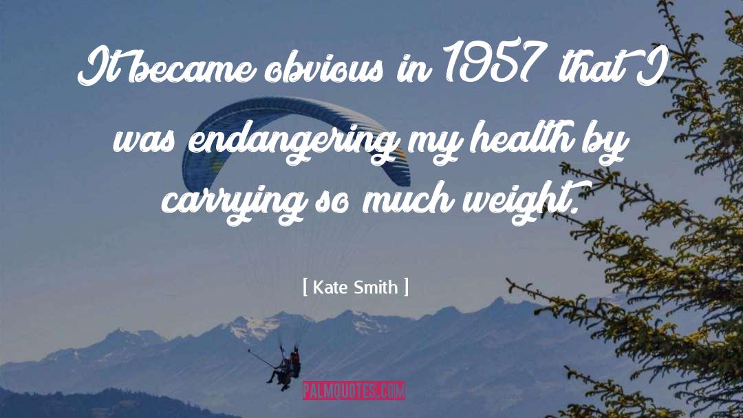 Gaining Weight quotes by Kate Smith