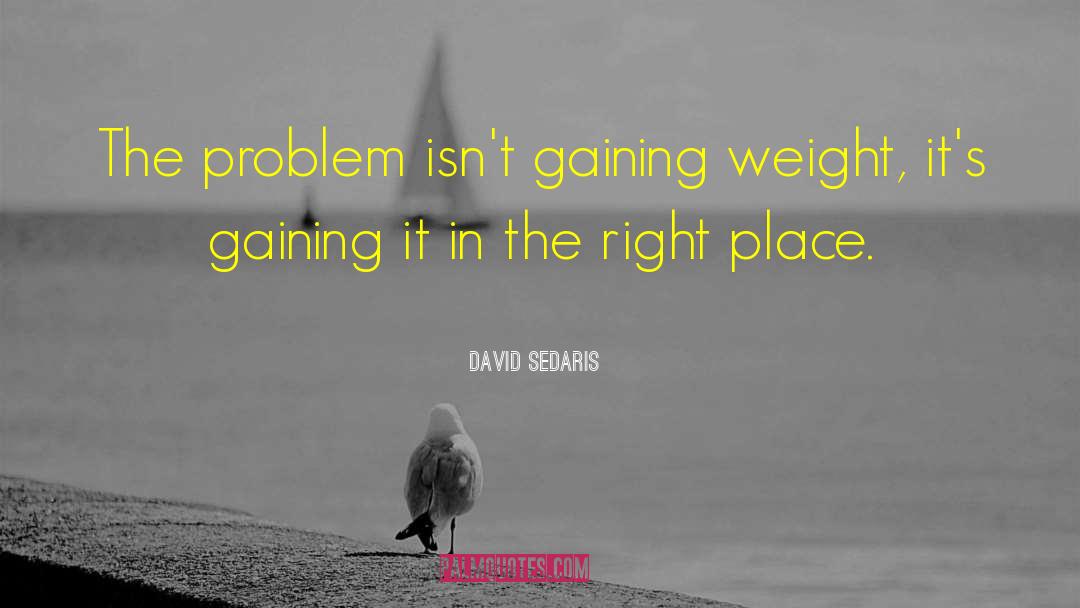 Gaining Weight quotes by David Sedaris