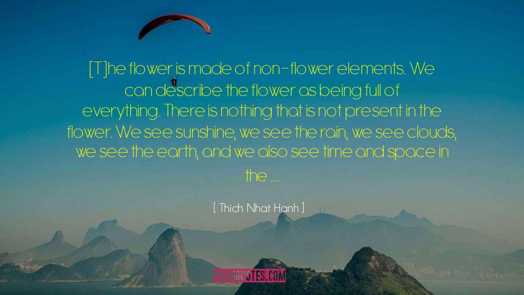 Galanda Flower quotes by Thich Nhat Hanh