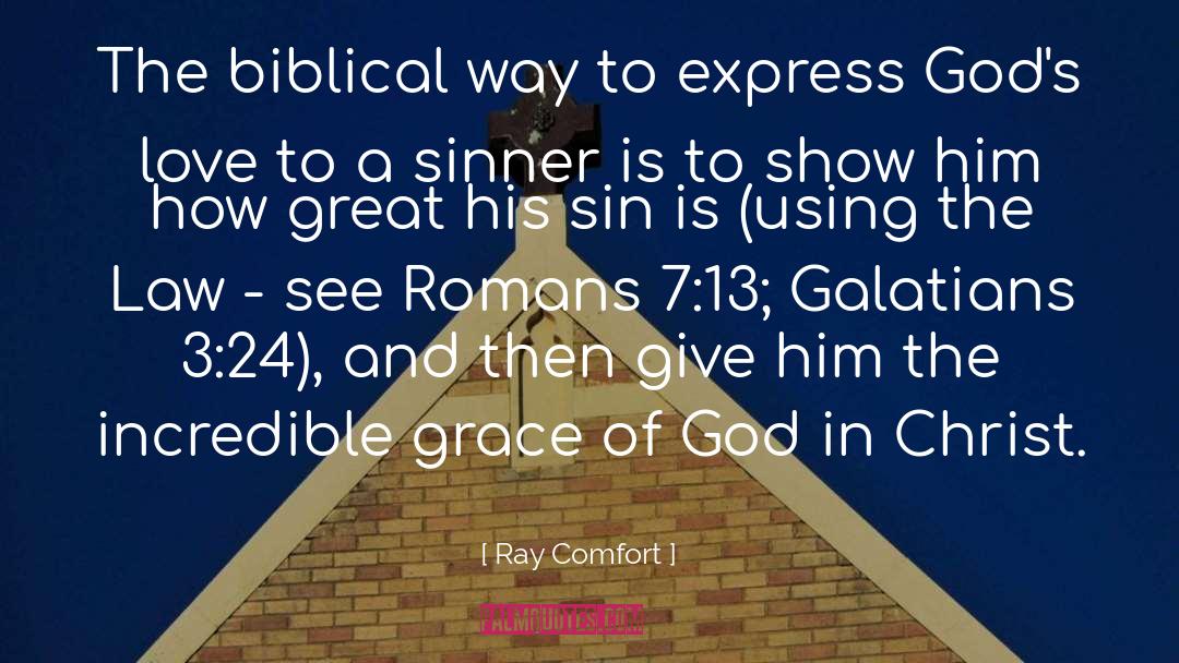 Galatians quotes by Ray Comfort