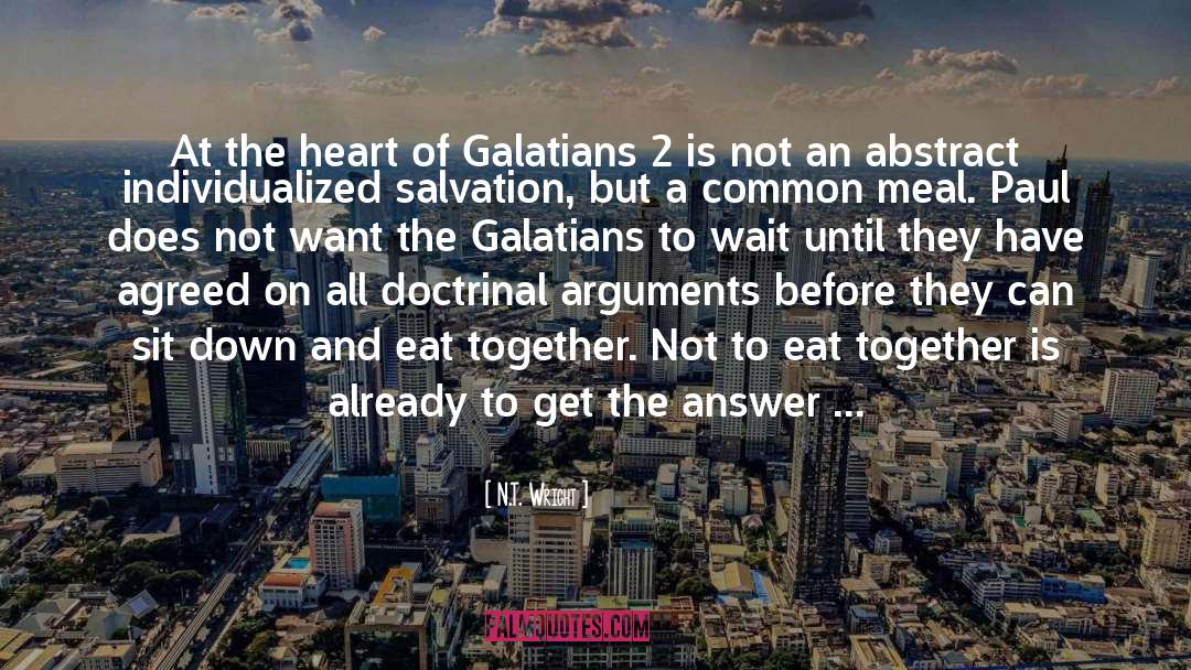 Galatians quotes by N.T. Wright