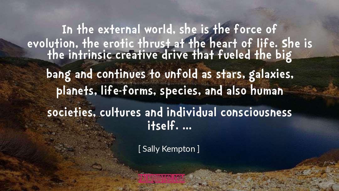 Galaxies quotes by Sally Kempton