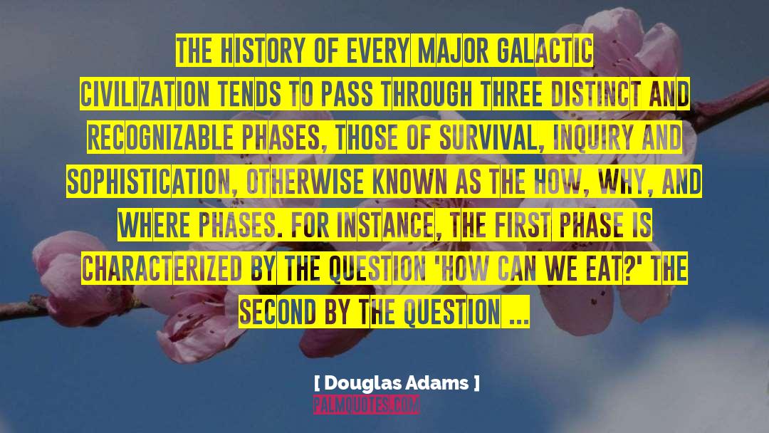 Galaxy quotes by Douglas Adams