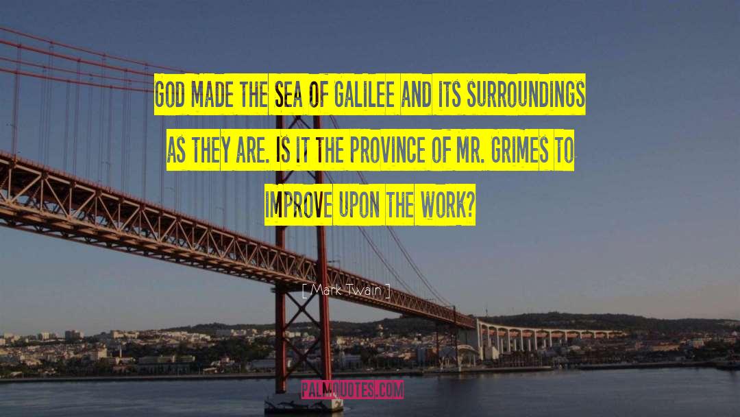 Galilee quotes by Mark Twain