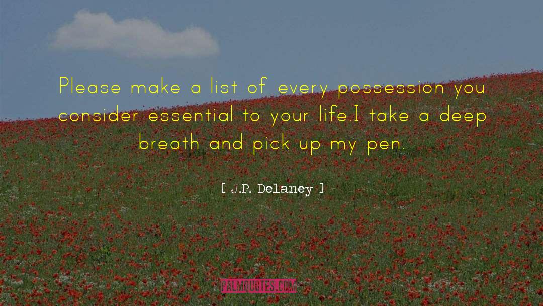 Galinskys Essential Life quotes by J.P. Delaney