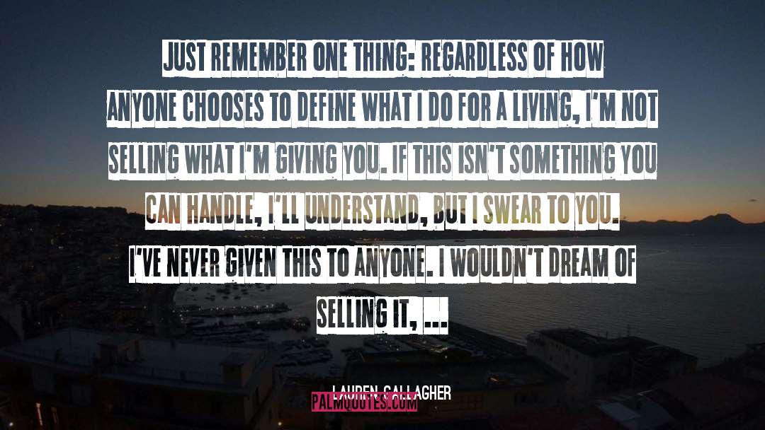 Gallagher quotes by Lauren Gallagher