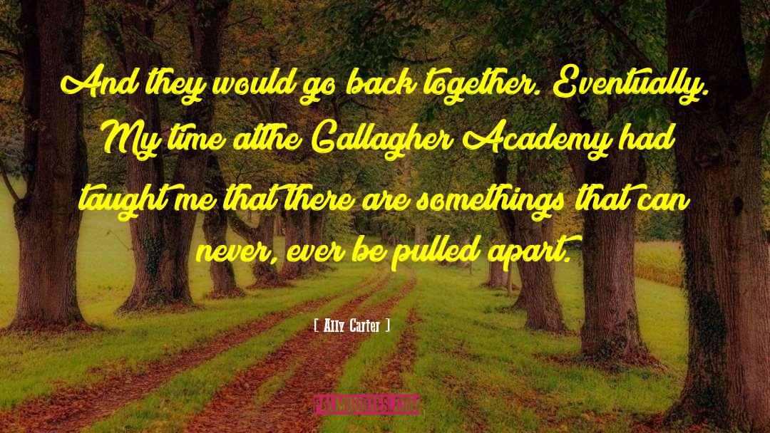 Gallagher quotes by Ally Carter