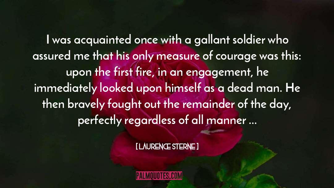 Gallant quotes by Laurence Sterne