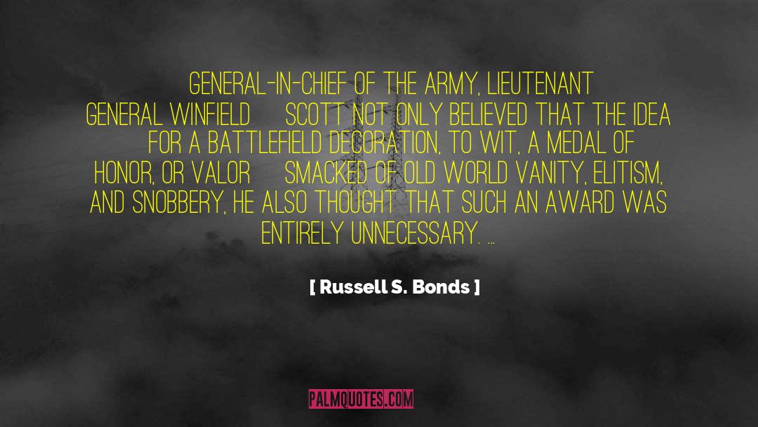 Gallantry Award quotes by Russell S. Bonds