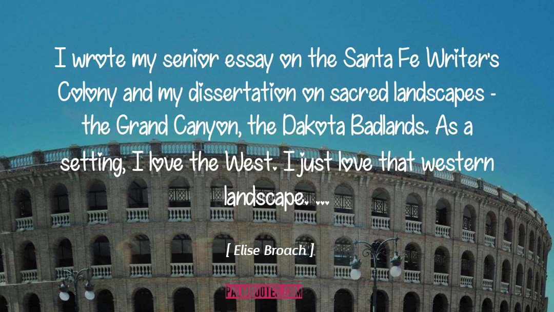 Gallerano Santa Fe quotes by Elise Broach
