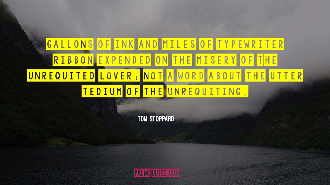 Gallons quotes by Tom Stoppard