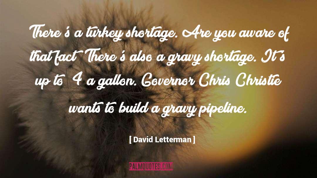 Gallons quotes by David Letterman