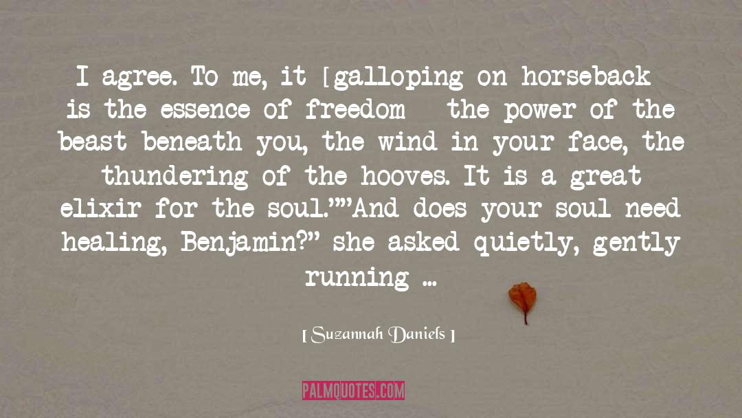 Galloping quotes by Suzannah Daniels