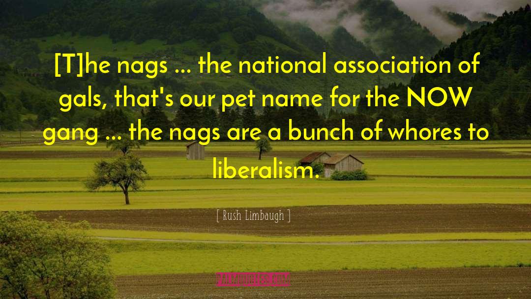 Gals quotes by Rush Limbaugh