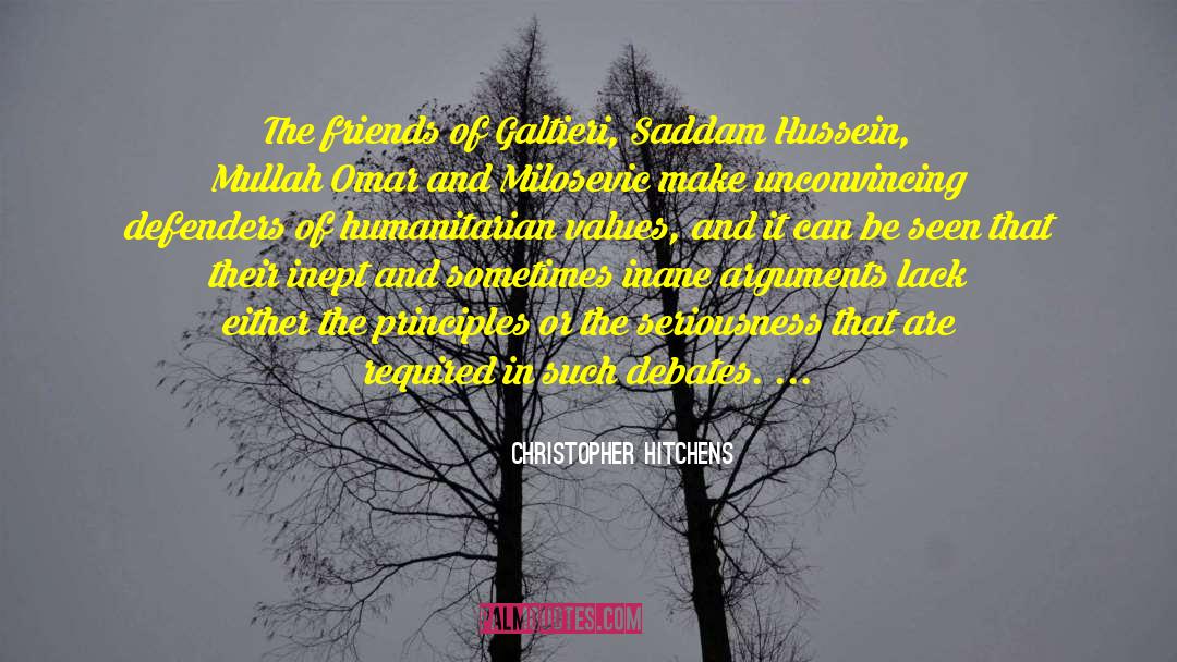 Galtieri Leopoldo quotes by Christopher Hitchens