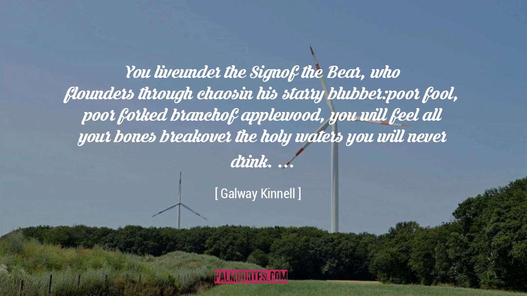 Galway quotes by Galway Kinnell