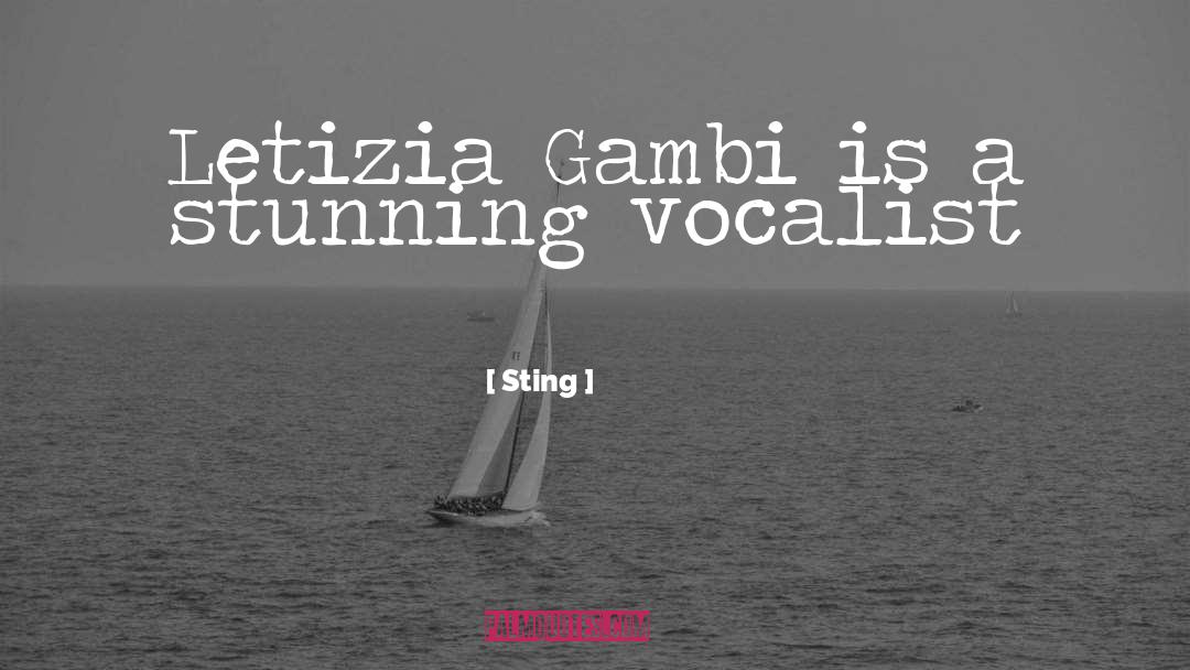 Gambi quotes by Sting