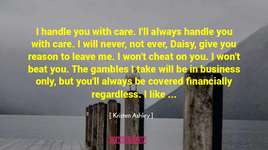 Gambles quotes by Kristen Ashley
