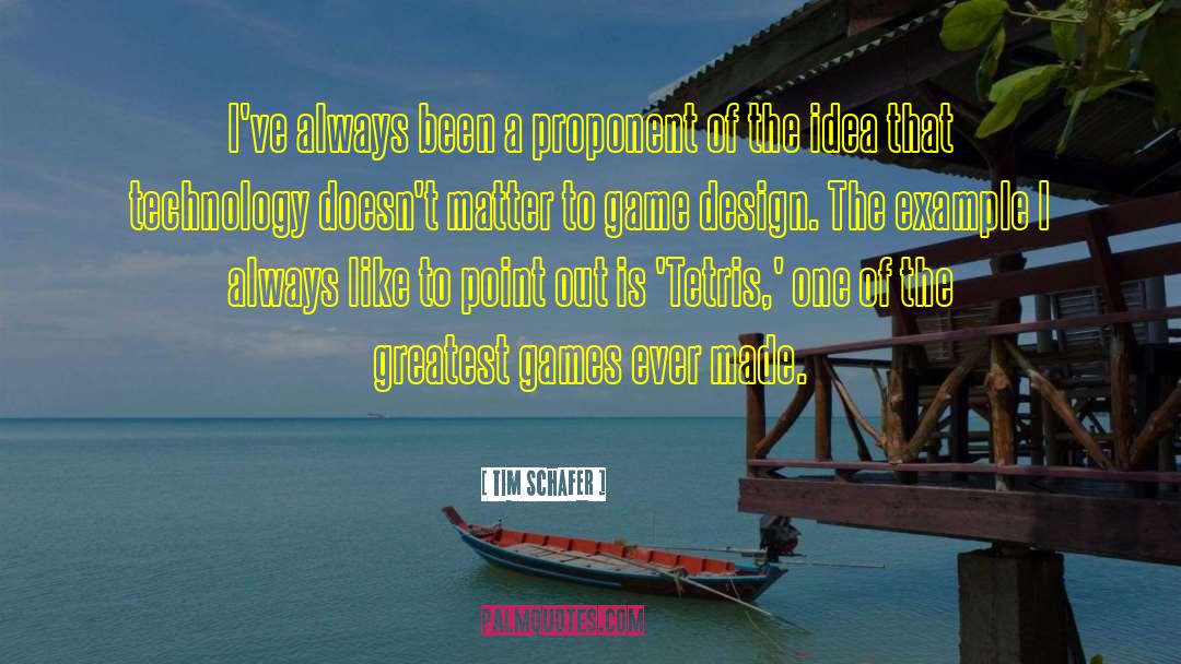 Game Design quotes by Tim Schafer