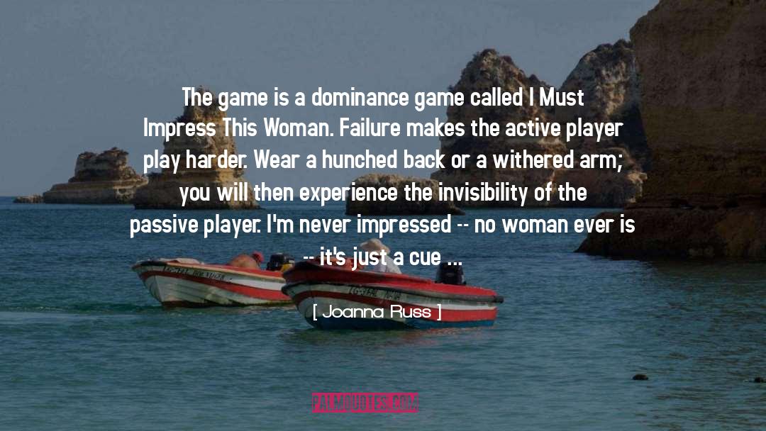 Game Over quotes by Joanna Russ