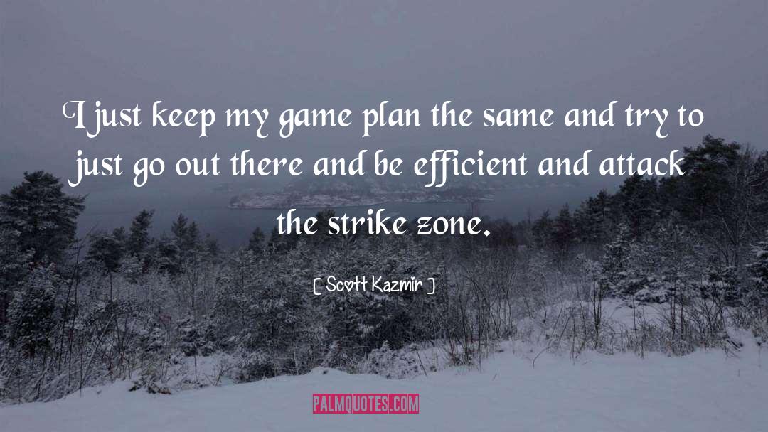 Game Plan quotes by Scott Kazmir