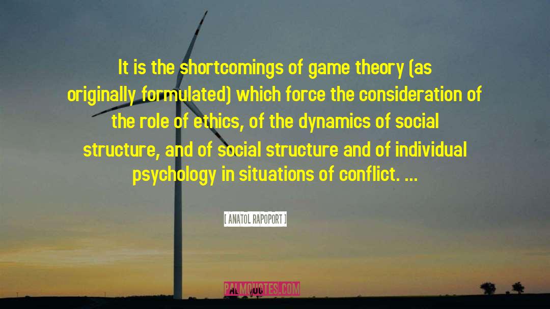 Game Theory quotes by Anatol Rapoport