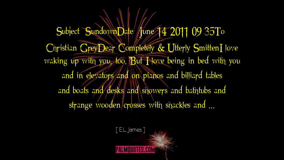 Gamesters Billiard quotes by E.L. James