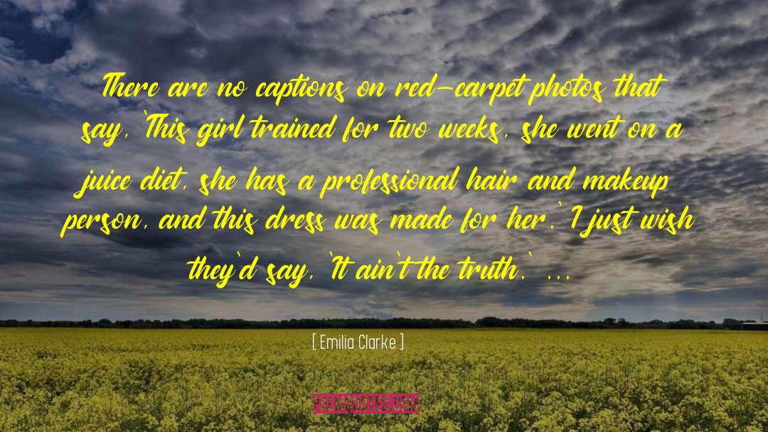Gammond Carpet quotes by Emilia Clarke