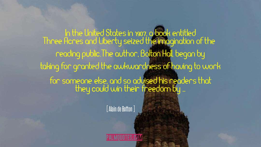 Ganaderos De America quotes by Alain De Botton