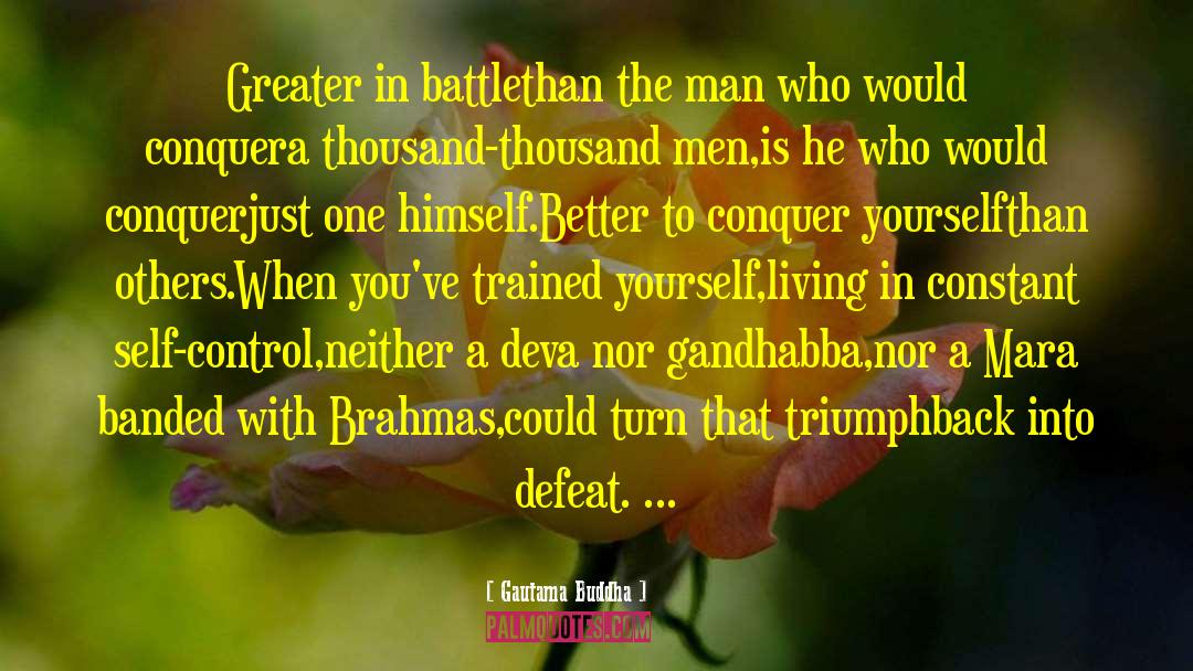 Gandhabba quotes by Gautama Buddha