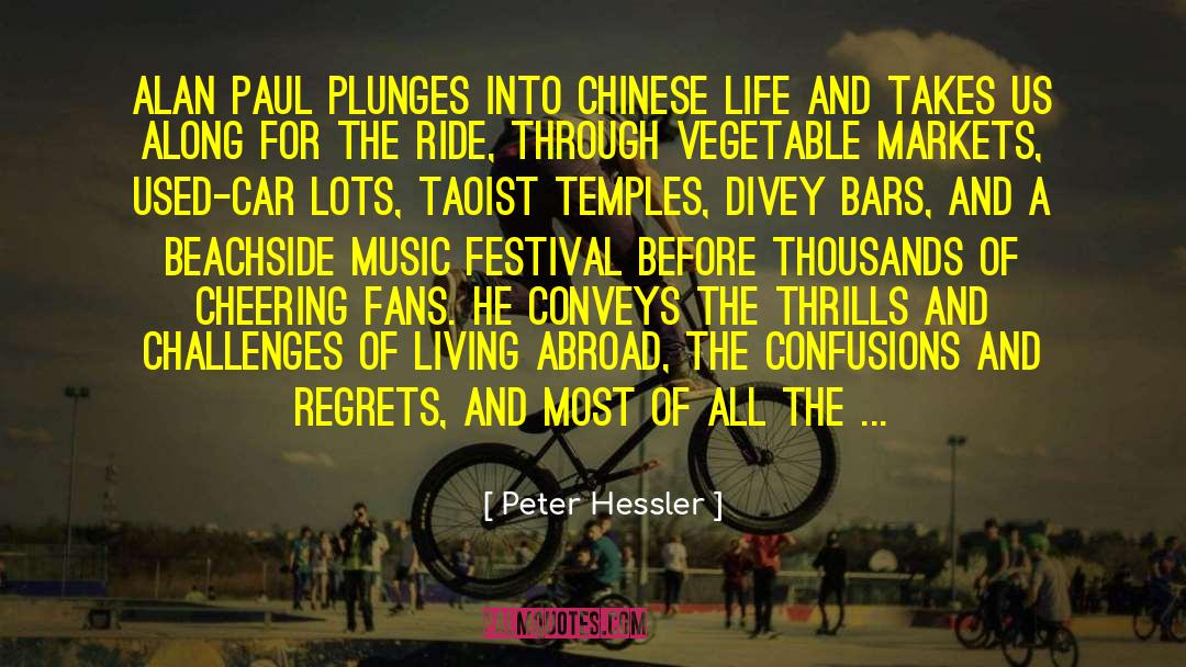 Ganesh Festival quotes by Peter Hessler