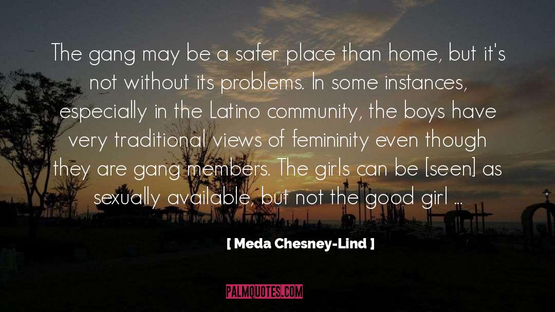 Gang Members quotes by Meda Chesney-Lind