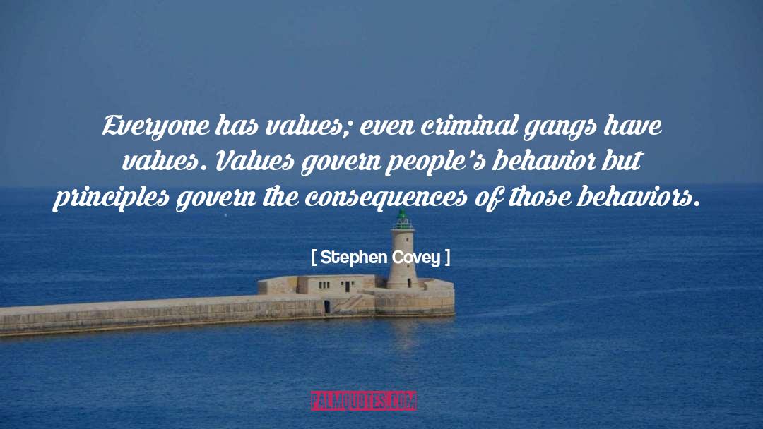 Gangs quotes by Stephen Covey