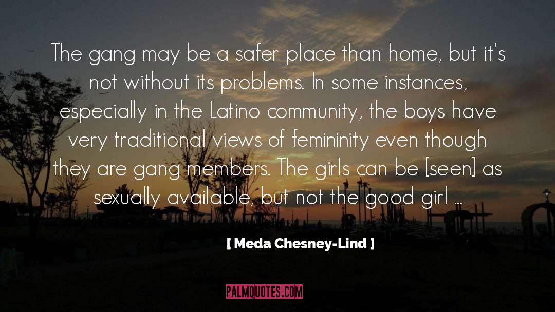 Gangs quotes by Meda Chesney-Lind