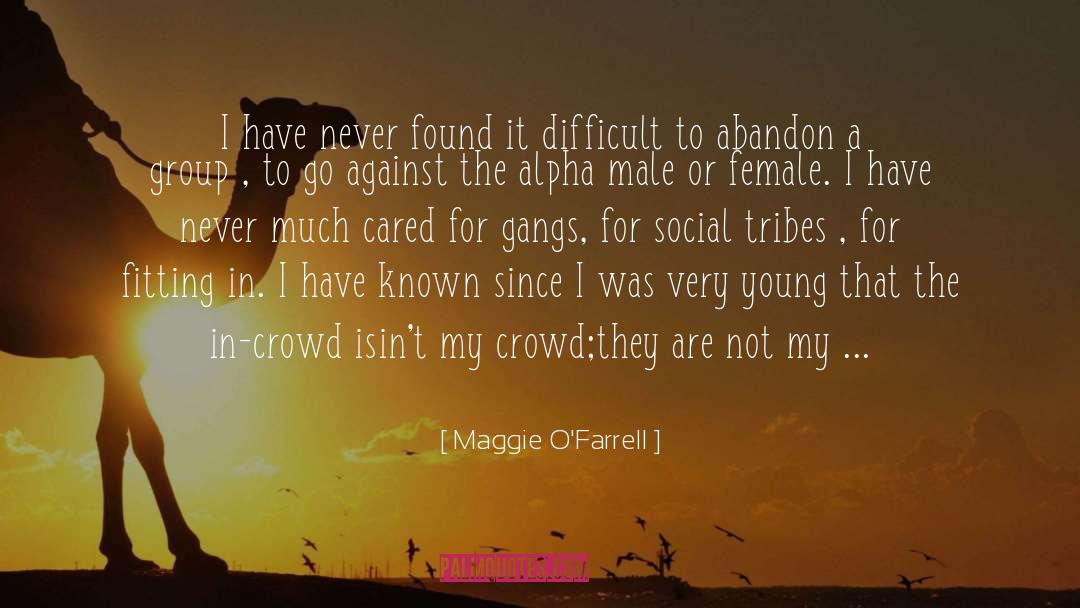 Gangs quotes by Maggie O'Farrell