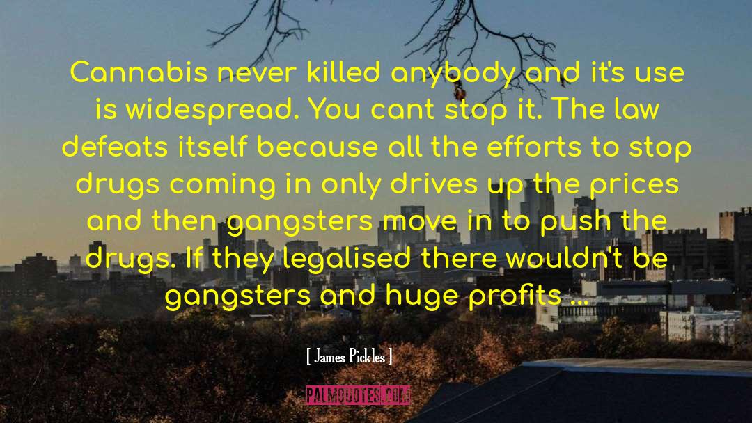 Gangsters quotes by James Pickles