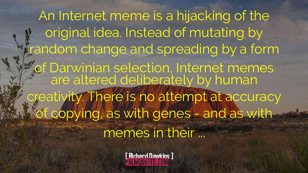 Ganked Meme quotes by Richard Dawkins