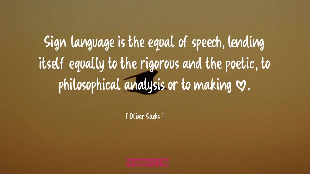 Gap Analysis quotes by Oliver Sacks