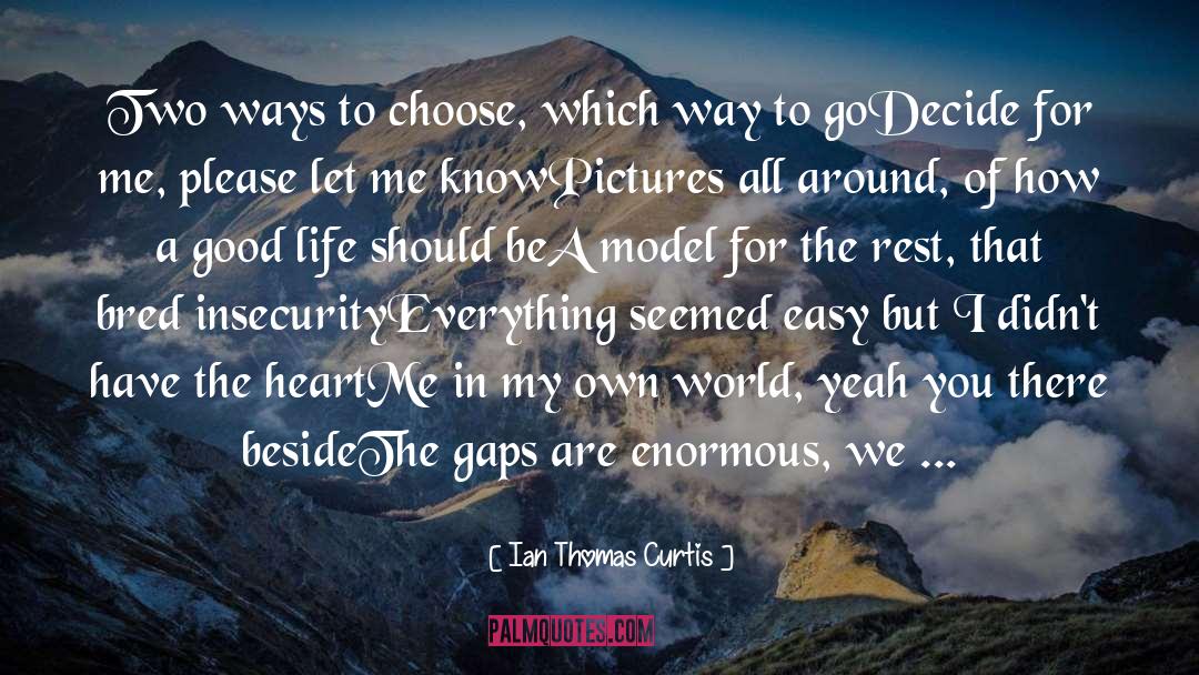 Gaps quotes by Ian Thomas Curtis