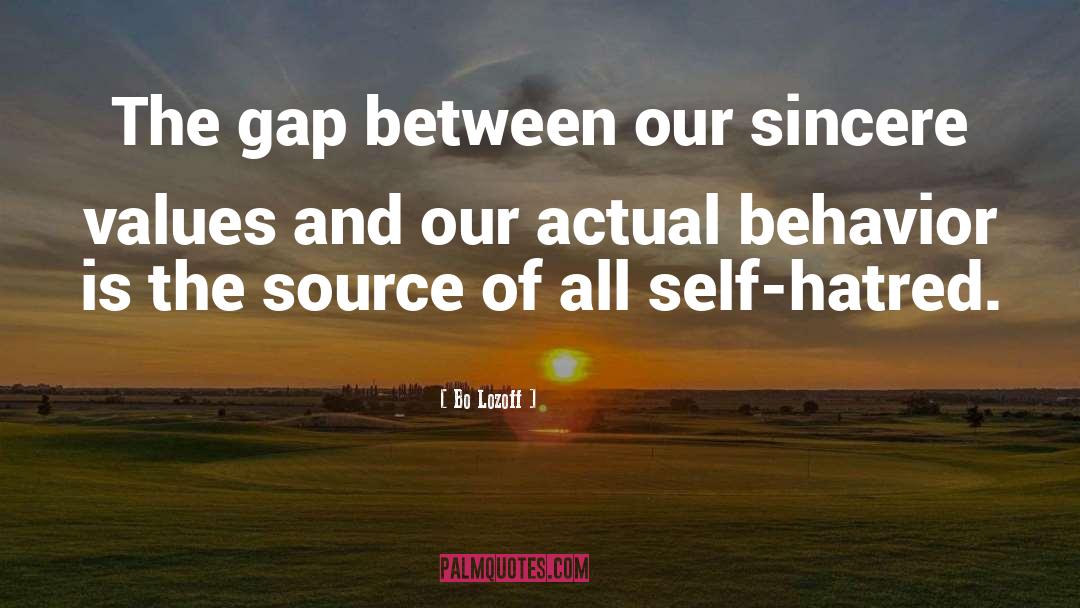 Gaps quotes by Bo Lozoff