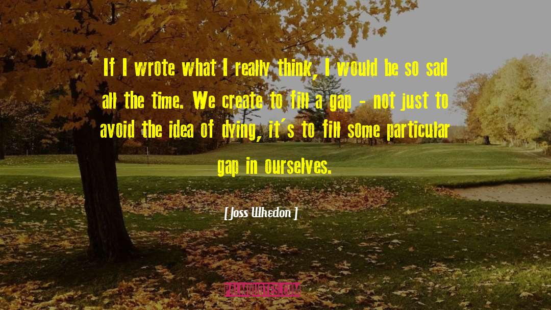 Gaps quotes by Joss Whedon