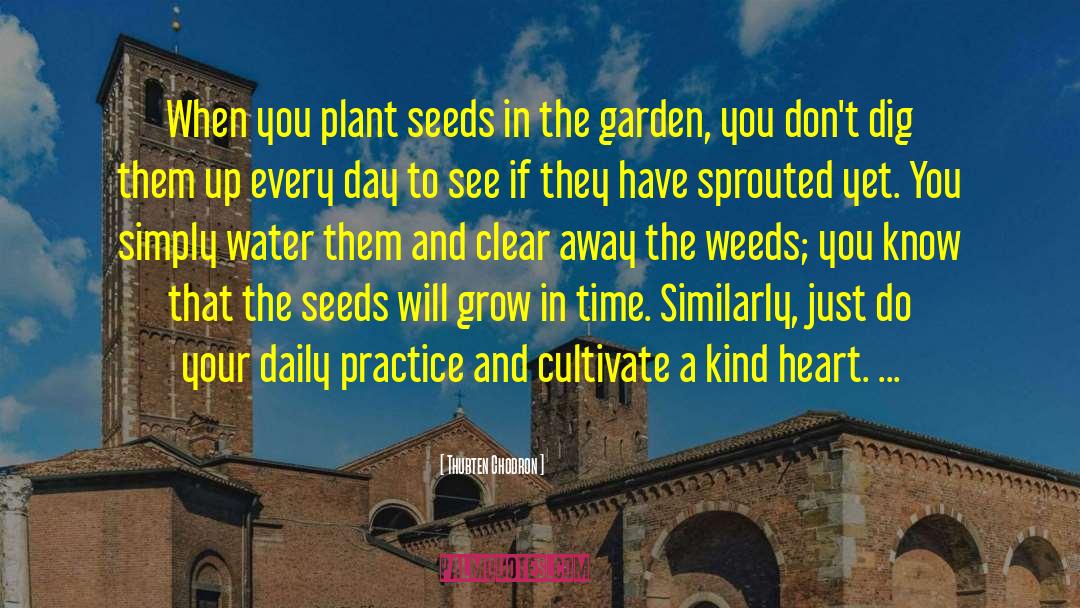 Garden Diary quotes by Thubten Chodron